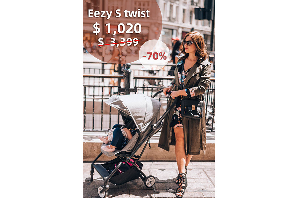The Eezy S Twist stroller—360˚ of sitting comfort – 0/3 baby Collection