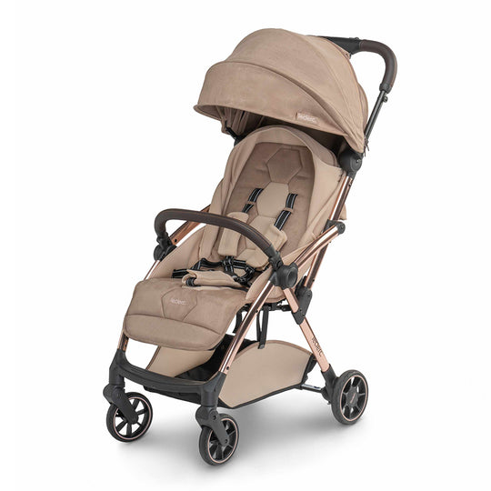 leclercbaby Hexagon™  Baby Stroller - Champaign (Glossy Rose Gold Colored Frame) (Get a free Orgainizer Easy Quick)