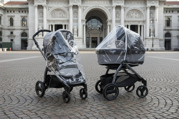 PEG PEREGO UNIVERSAL SINGLE PASSENGER STROLER RAINCOVER – 0/3 baby Collection