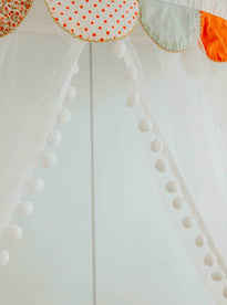 Nordic Starry Arch Wall-Mounted Mosquito net canopy