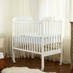 SABRINA 嬰兒床 - 白色 (連床褥套裝)