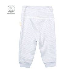HIGH WAISTED PANTS - BLUE STRIPE (6-12M)