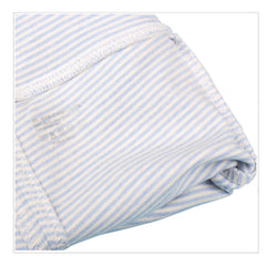 HIGH WAISTED PANTS - BLUE STRIPE (6-12M)