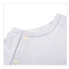 LONG SLEEVES COAT - BLUE STRIPE (6-12M)