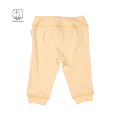 細條長褲 - 黃色條紋 (3-6M)