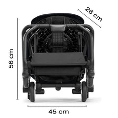 EEZY S TWIST PLUS  STROLLER - LAVASTONE BLACK