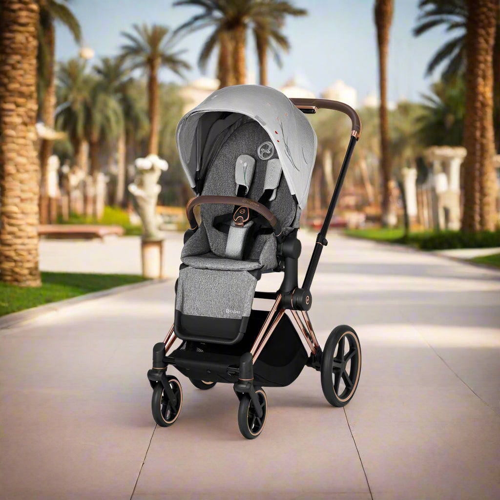 PRIAM ROSE GOLD CHASSIS AND KOI SEAT PACK