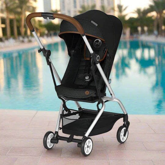 EEZY S TWIST DENIM STROLLER LAVASTONE BLACK - Main Image