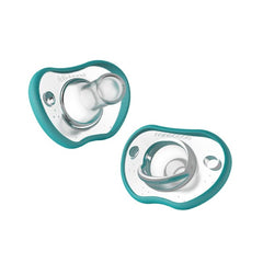 nanobebe Flexy Pacifiers Twin Pack 3m+  (Teal)