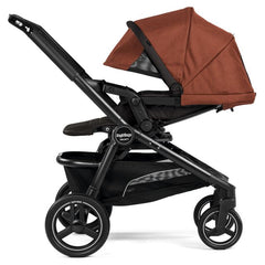 PEG PEREGO TEAM STROLLER  POP UP SEAT  X 1 AND CHASSIS  - TERRACOTTA