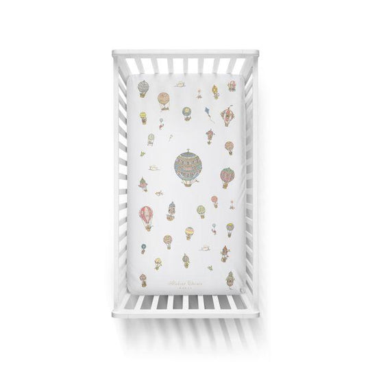 FITTED SHEET HOT AIR BALLOONS 120*60CM