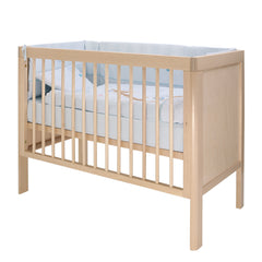 LUKAS COT - WASH WHITE (INCLUDES BAMBOO SPRING MATTRESS)