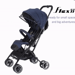 FLEXII BACKPACK STROLLER - JAZZ BLUE (Get a free Cupholder, Mosquito Net and Raincover)