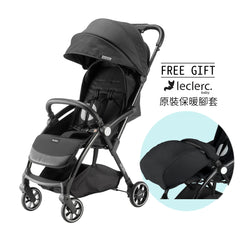 leclerc Magicfold™ Plus  Baby Stroller  - Black (Get a free Footmuff Quick)