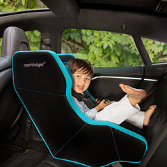 NACHFOLGER HY5可摺疊兒童汽車安全椅 - 藍色條紋